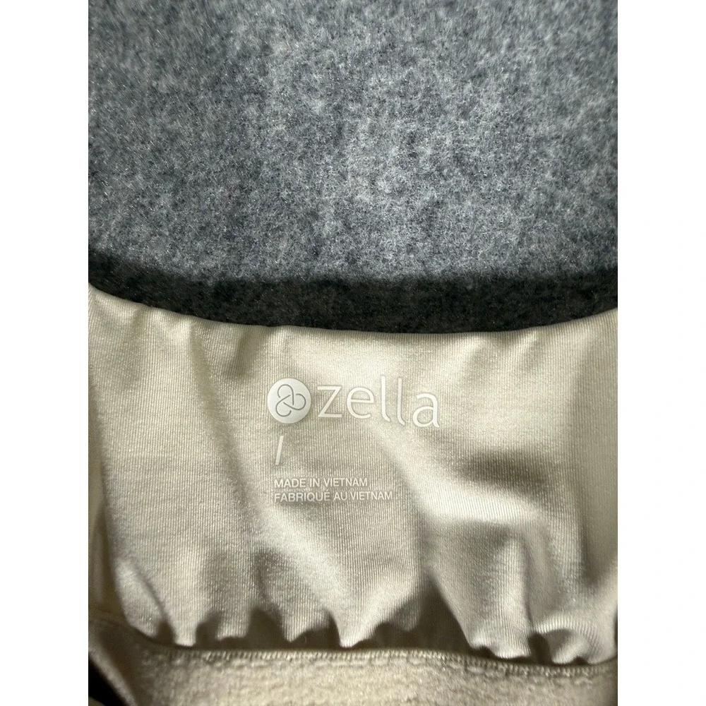 Zella Womens Sleeveless Scoop Neck Maxi Dress Beige Pockets Size L 29953 - Picture 3 of 9